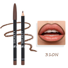 12-Color Matte Lipstick & Lip Liner Set – Long-Lasting, Non-Fading Finish