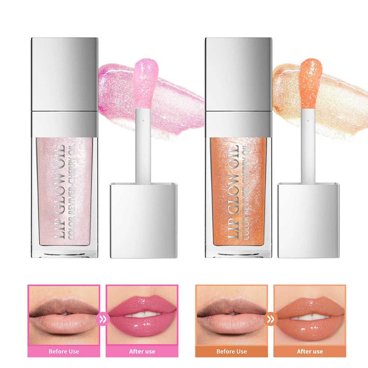 Dudu Hydrating Lip Oil - Transparent Glossy Lip Glaze, Glassy Shine for Moisturized Lips