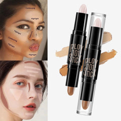 Dual-Ended Contour Stick - Highlight & Conceal for Effortless Face Shaping and Radiance