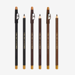 3-Color Ultra-Fine Wooden Eyebrow Pencil with Sharpener – Waterproof, Smudge-Proof, Long-Lasting Precision Brow Pencil