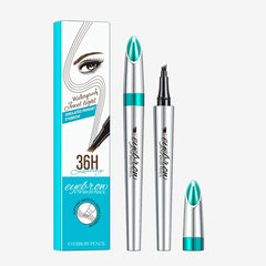 IUI QIC Four-Head Forked Brow Pencil | Smudge-Proof Liquid Brow Pencil for Natural Look