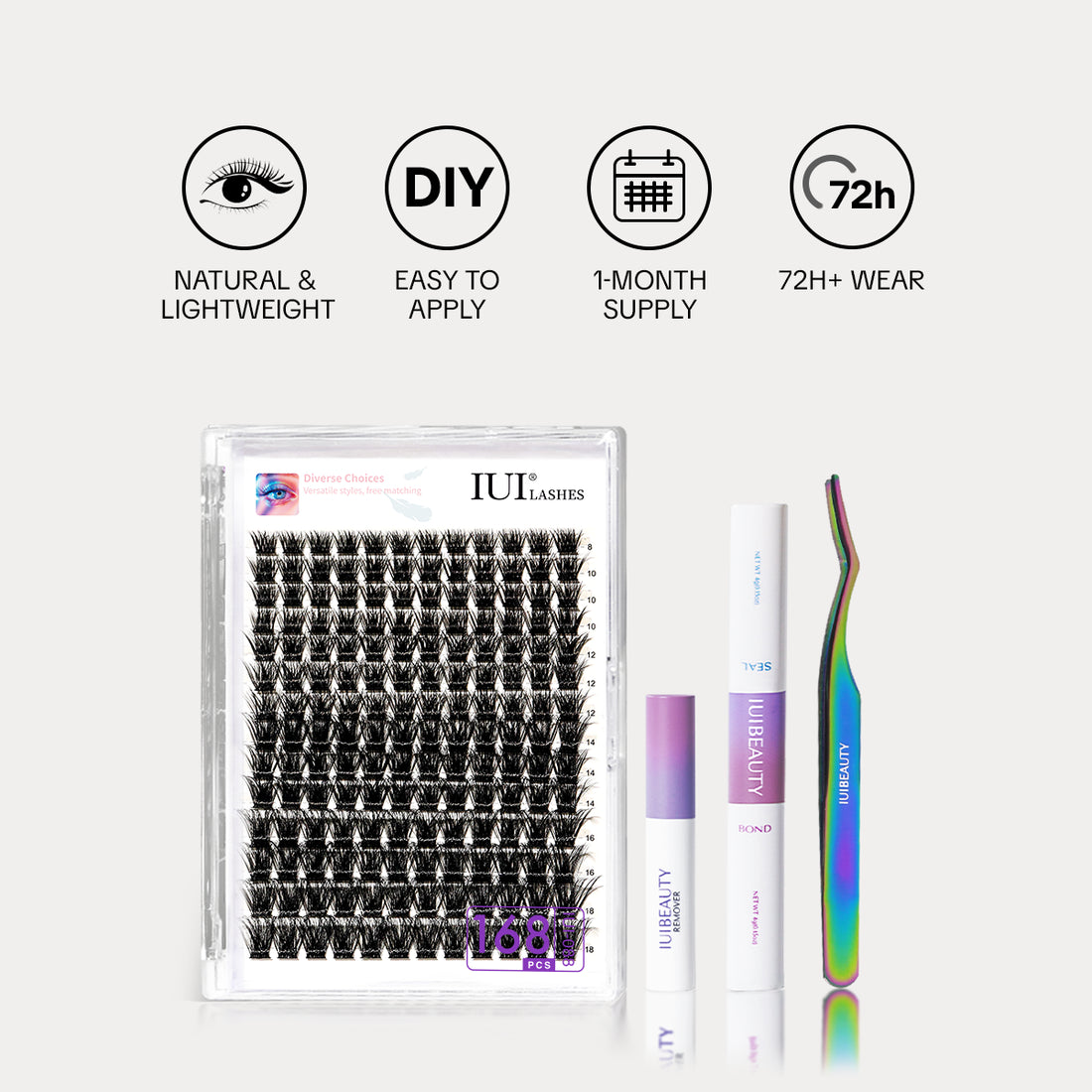 DIY Voluminous Eyelash Kit (Get 4 Free Lash Accessories)