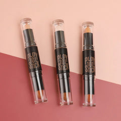 Dual-Ended Contour Stick - Highlight & Conceal for Effortless Face Shaping and Radiance