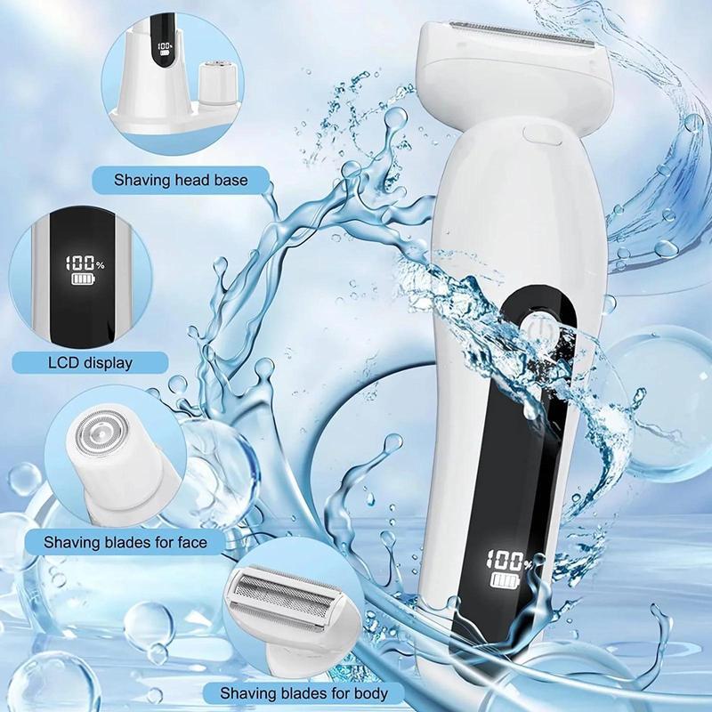 White Electric Shaver for Women