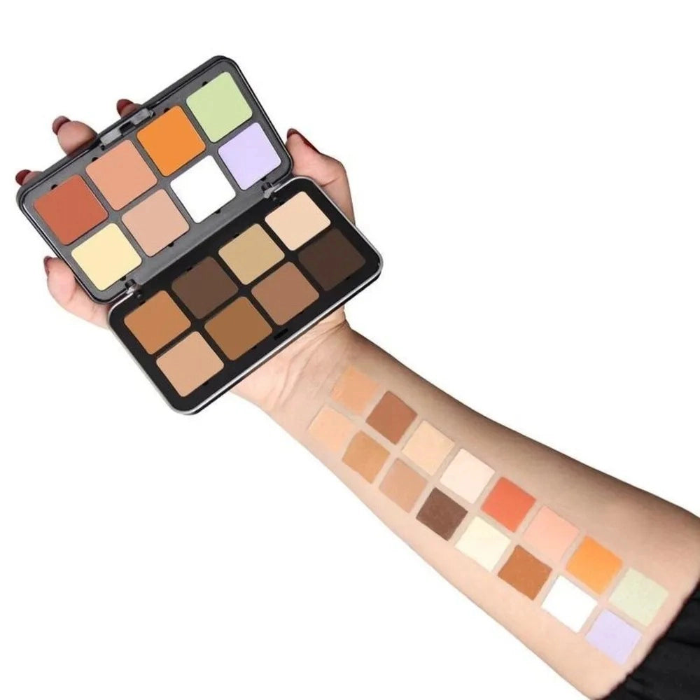 16 Colors Matte Finish Blush Concealer Face Makeup Palette