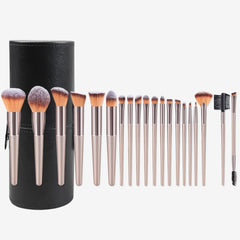 20PCS Professional Makeup Brush Set Including Foundation Brush, Eyeshadow Brush, Detail Brush, And Eyebrow