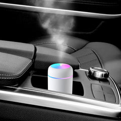 Colorful Cool Mini Humidifier,Essential Oil Diffuser Aroma Essential Oil USB Cool Mist Humidifier,2 Adjustable Mist Modes, Super Quiet,for Car,Office,Bedroom